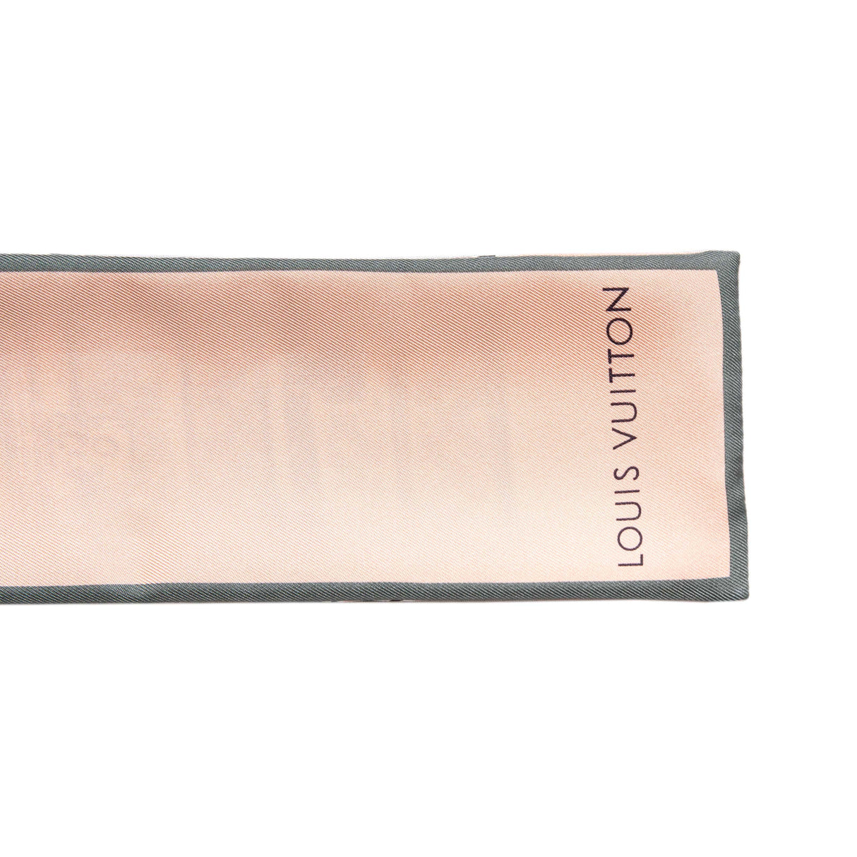 Louis Vuitton Rose Poudre Silk Monogram Trunks Bandeau Accessories Louis Vuitton