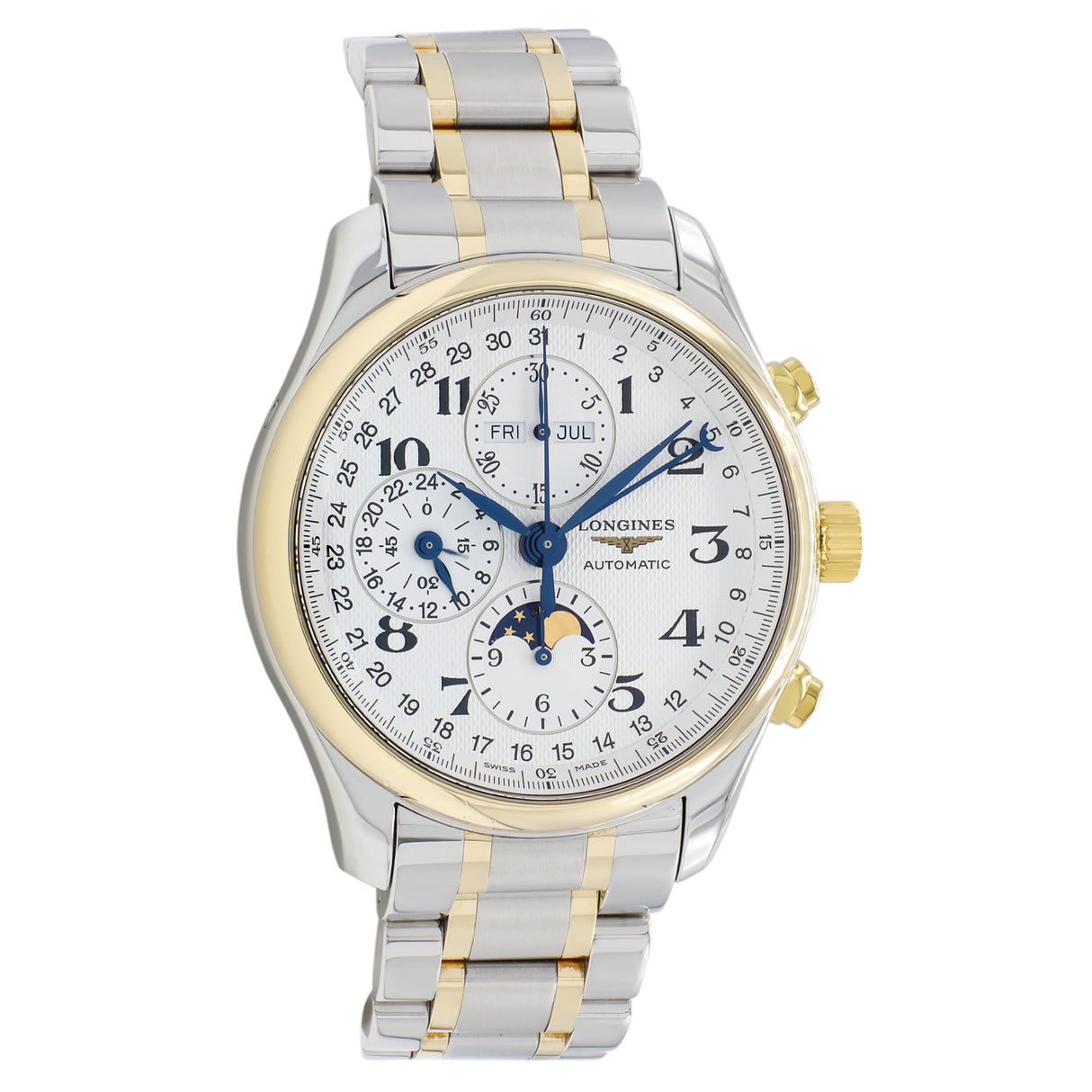 Longines Stainless Steel 18K Yellow Gold Master Collection L2.773.5.78.7 Watches Longines