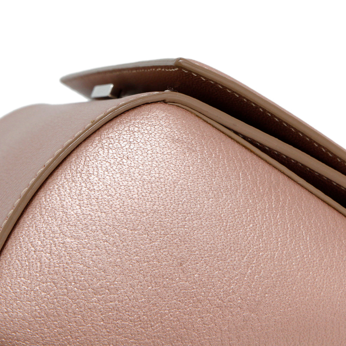 Givenchy Rose Gold Calfskin Mini Pandora Box Chain Crossbody Handbags Givenchy