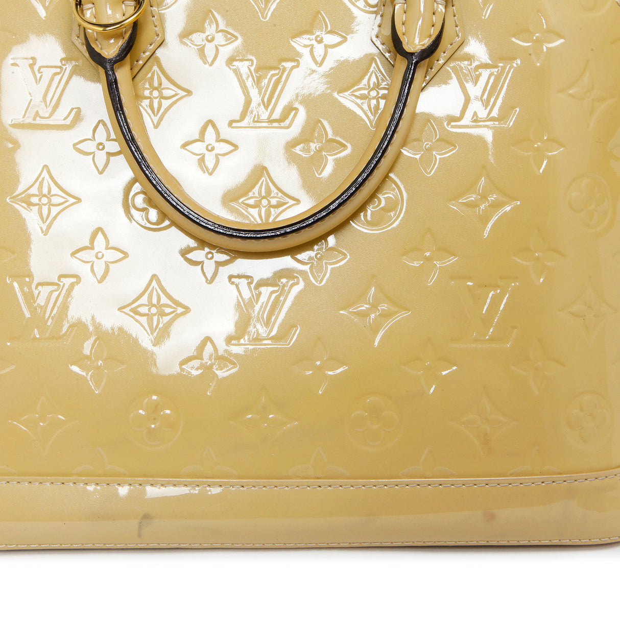 Louis Vuitton Citrine Vernis Alma PM Handbags Louis Vuitton