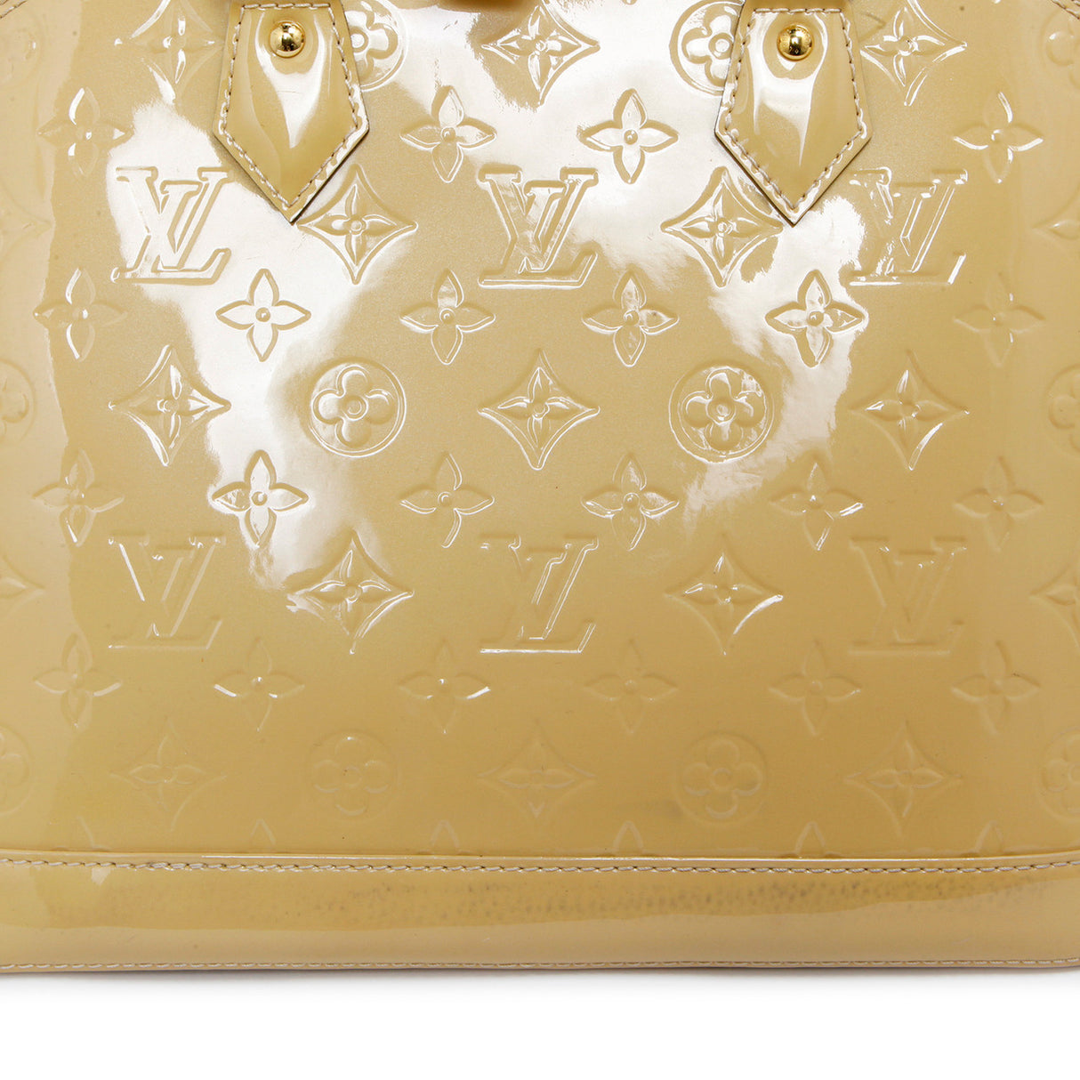 Louis Vuitton Citrine Vernis Alma PM Handbags Louis Vuitton