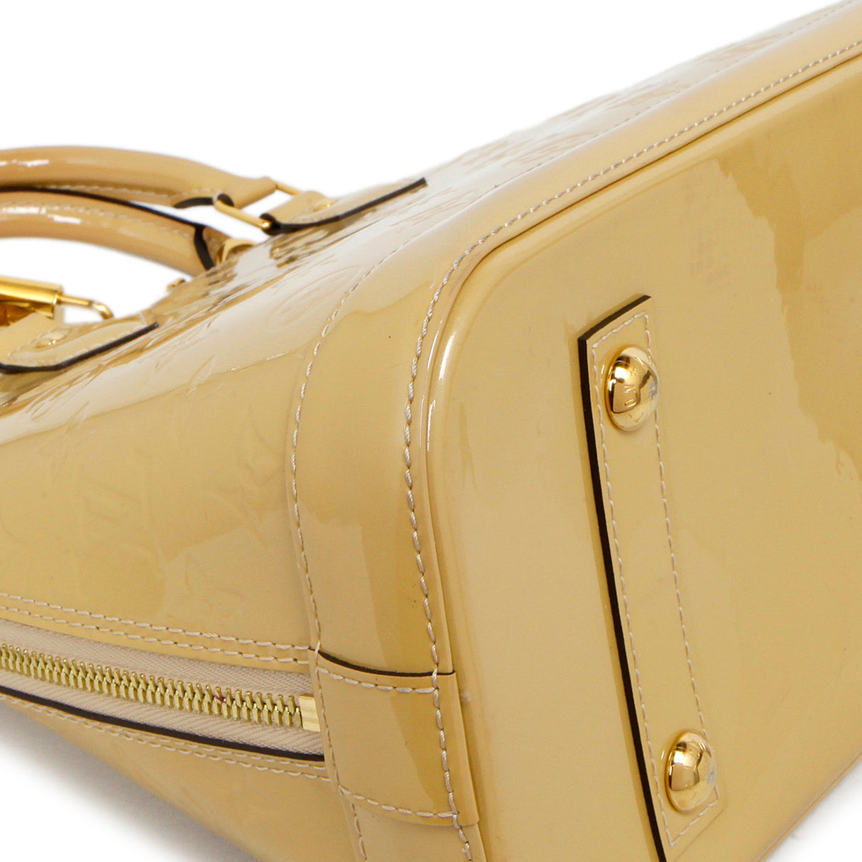 Louis Vuitton Citrine Vernis Alma PM Handbags Louis Vuitton