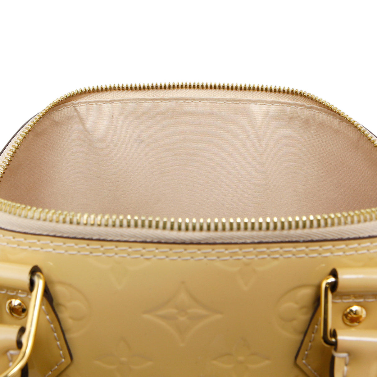 Louis Vuitton Citrine Vernis Alma PM Handbags Louis Vuitton