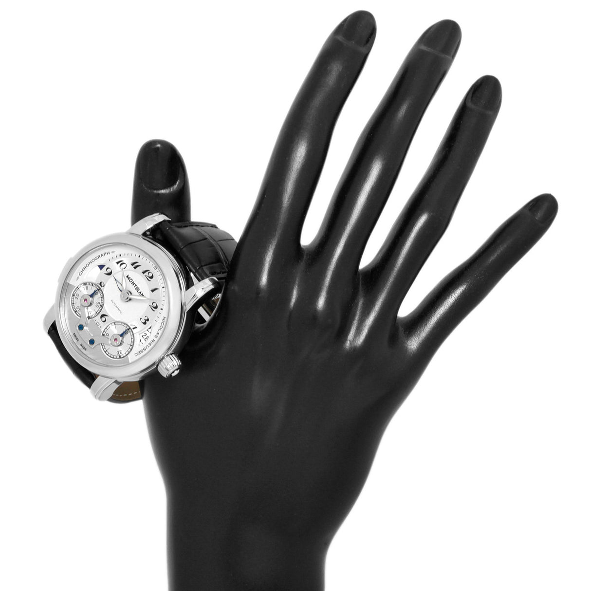 Montblanc Stainless Steel Nicolas Rieussec Chronograph 106595 Watches Montblanc