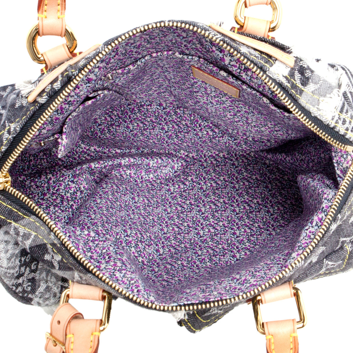 Louis Vuitton Denim Patchwork Speedy 30 Handbags Louis Vuitton