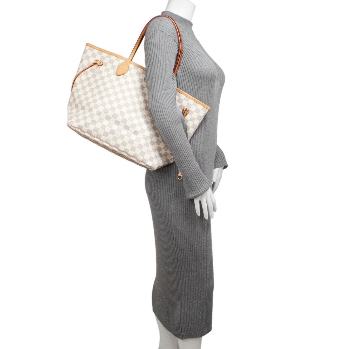 Louis Vuitton Damier Azur Neverfull MM Handbags Louis Vuitton