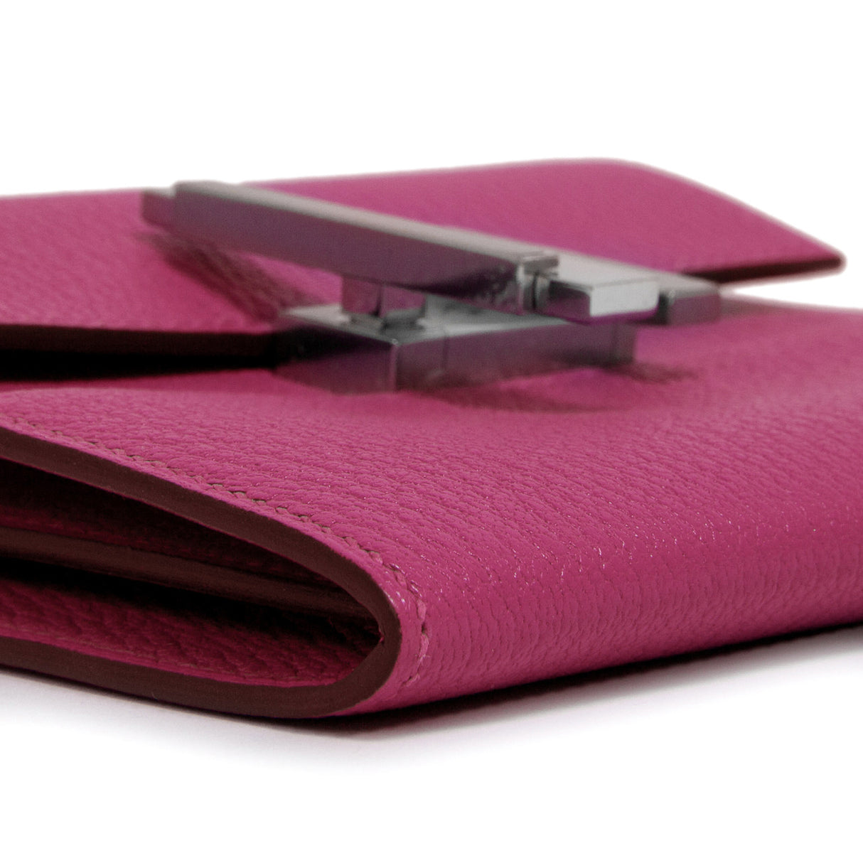 Hermes Magnolia Chevre Mysore Cinhetic Mini Wallet Handbags Hermes