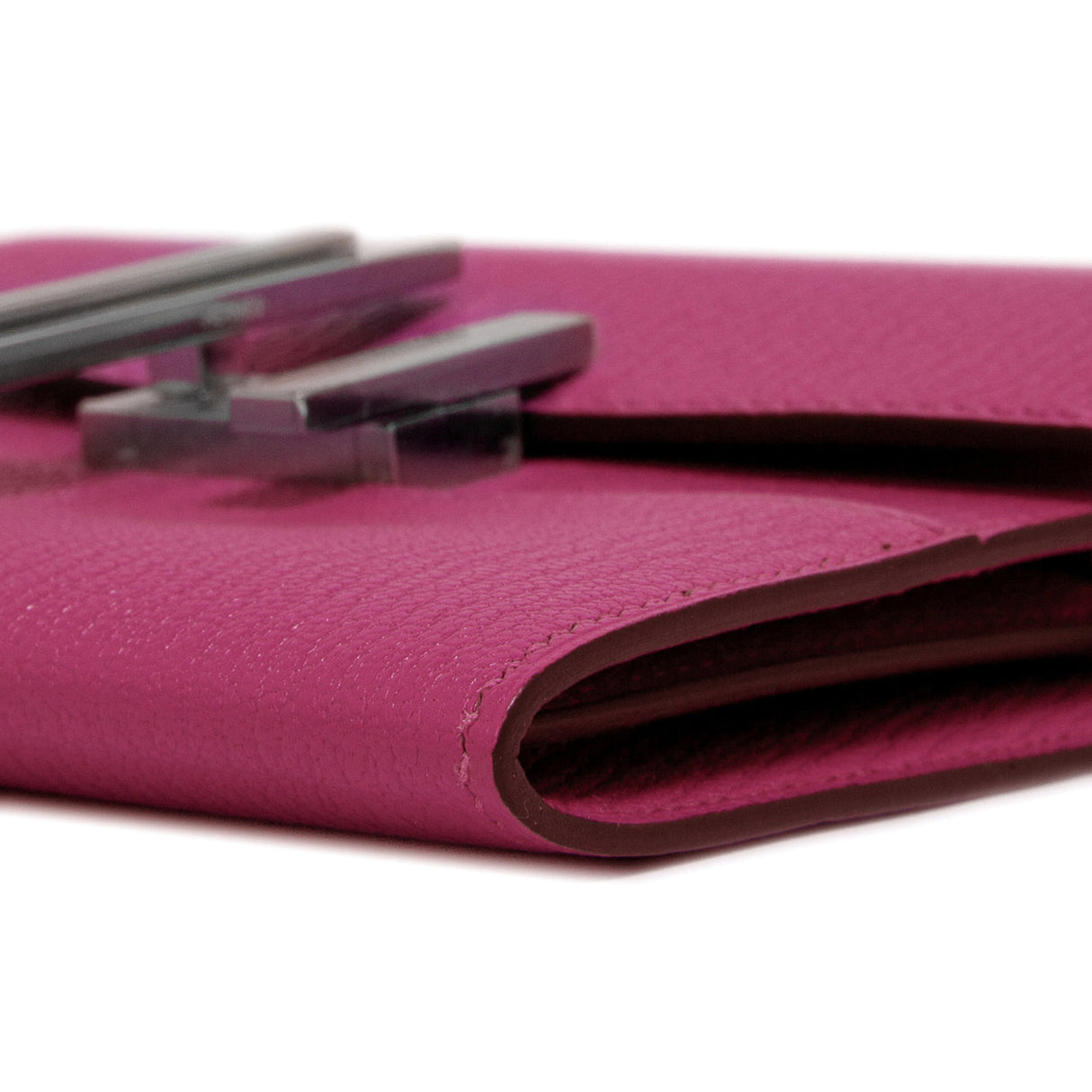 Hermes Magnolia Chevre Mysore Cinhetic Mini Wallet Handbags Hermes