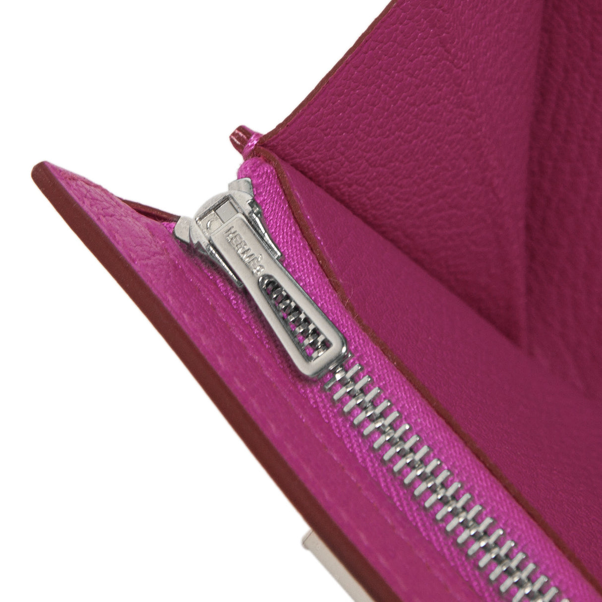 Hermes Magnolia Chevre Mysore Cinhetic Mini Wallet Handbags Hermes