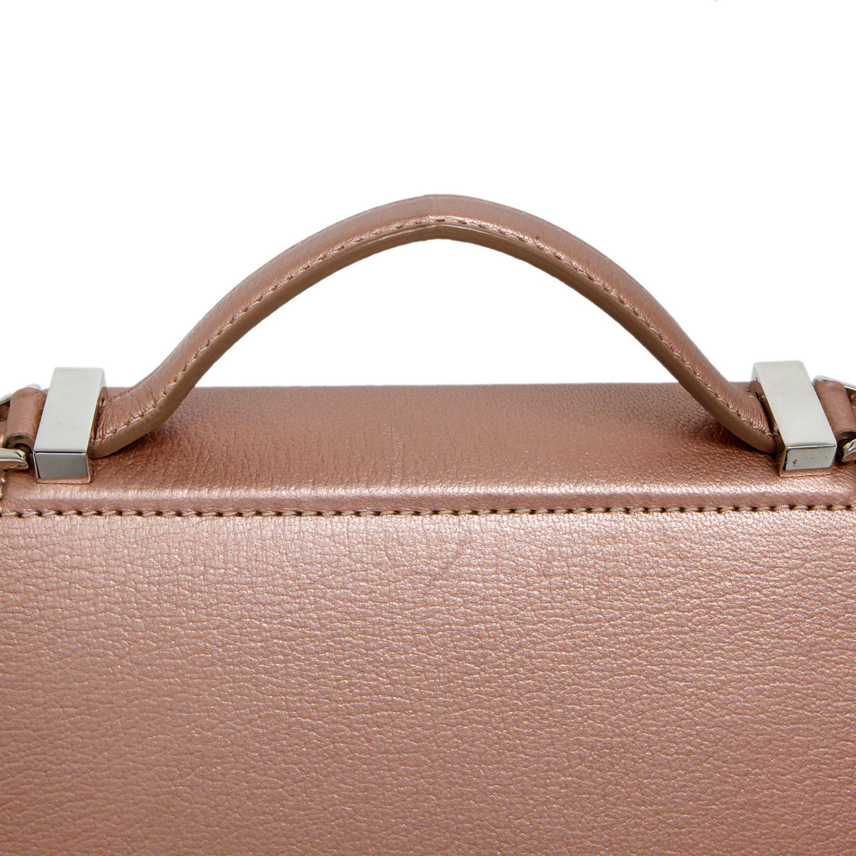 Givenchy Rose Gold Calfskin Mini Pandora Box Chain Crossbody Handbags Givenchy