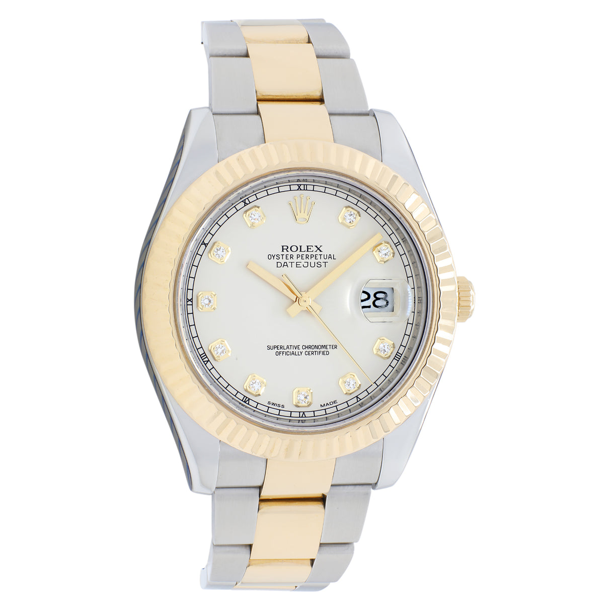 Rolex Stainless Steel 18K Yellow Gold Datejust II 116333 Watches Rolex