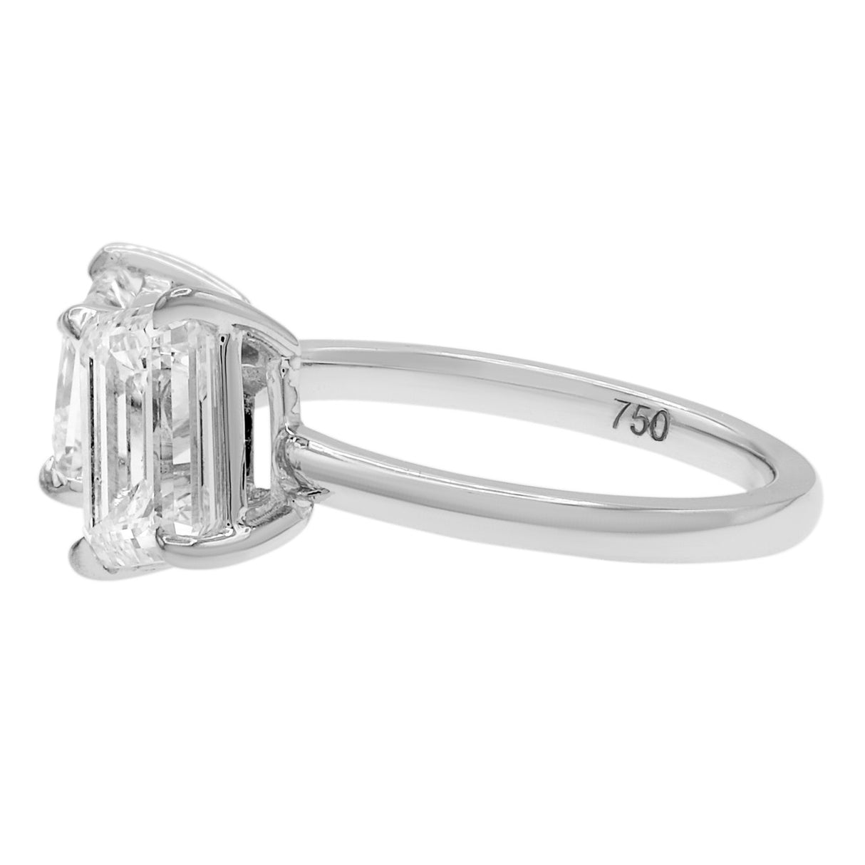 18K White Gold 2.90 Carat Toi et Moi Ring Fine Jewellery Modaselle