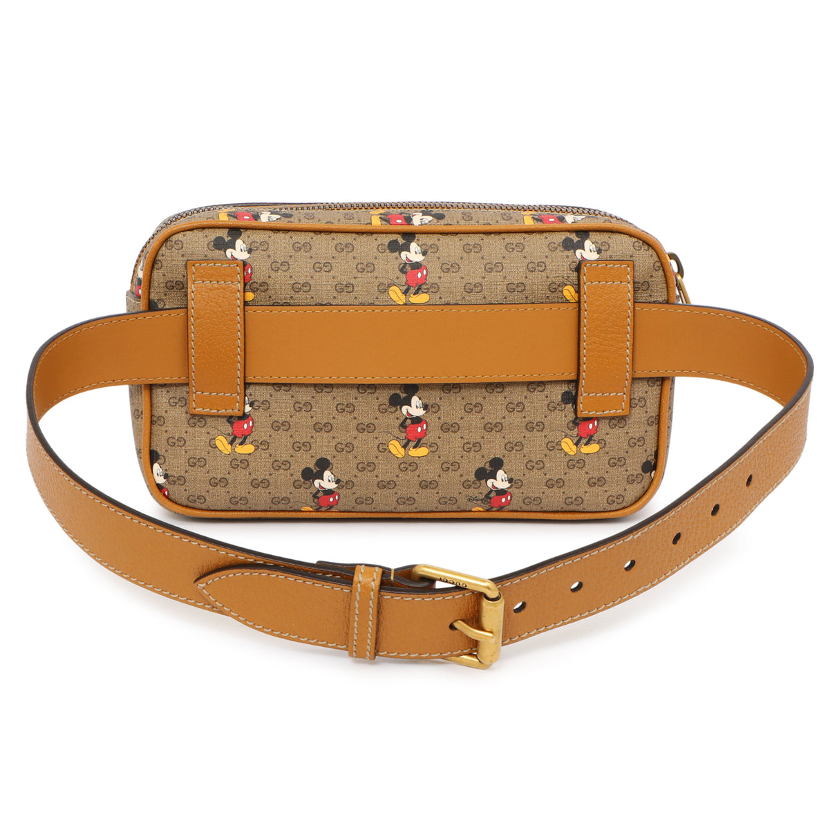 Gucci X Disney Mini Vintage GG Supreme Monogram Mickey Mouse Belt Bag Handbags Gucci