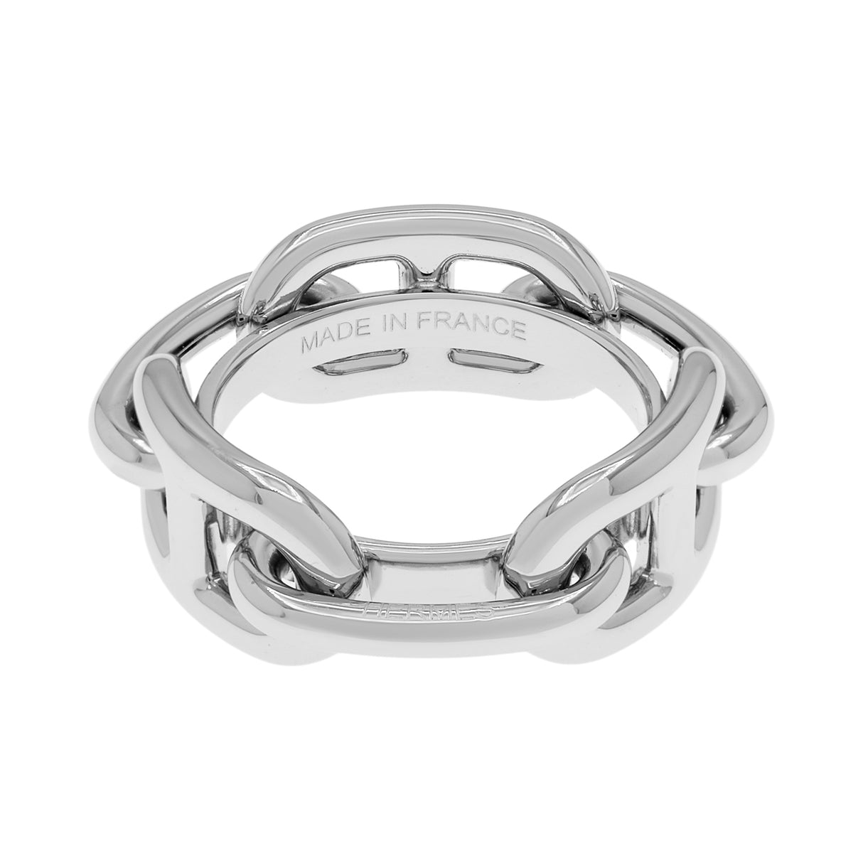 Hermes Palladium Regate Scarf Ring Accessories Hermes