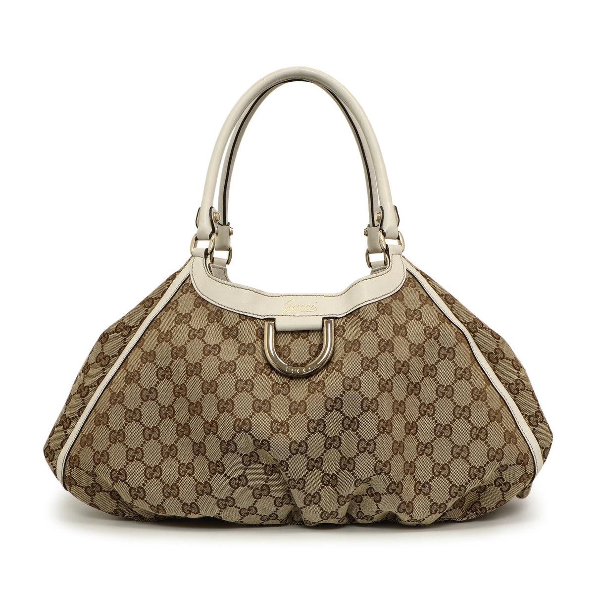 Gucci Monogram Large D Ring Hobo Handbags Gucci