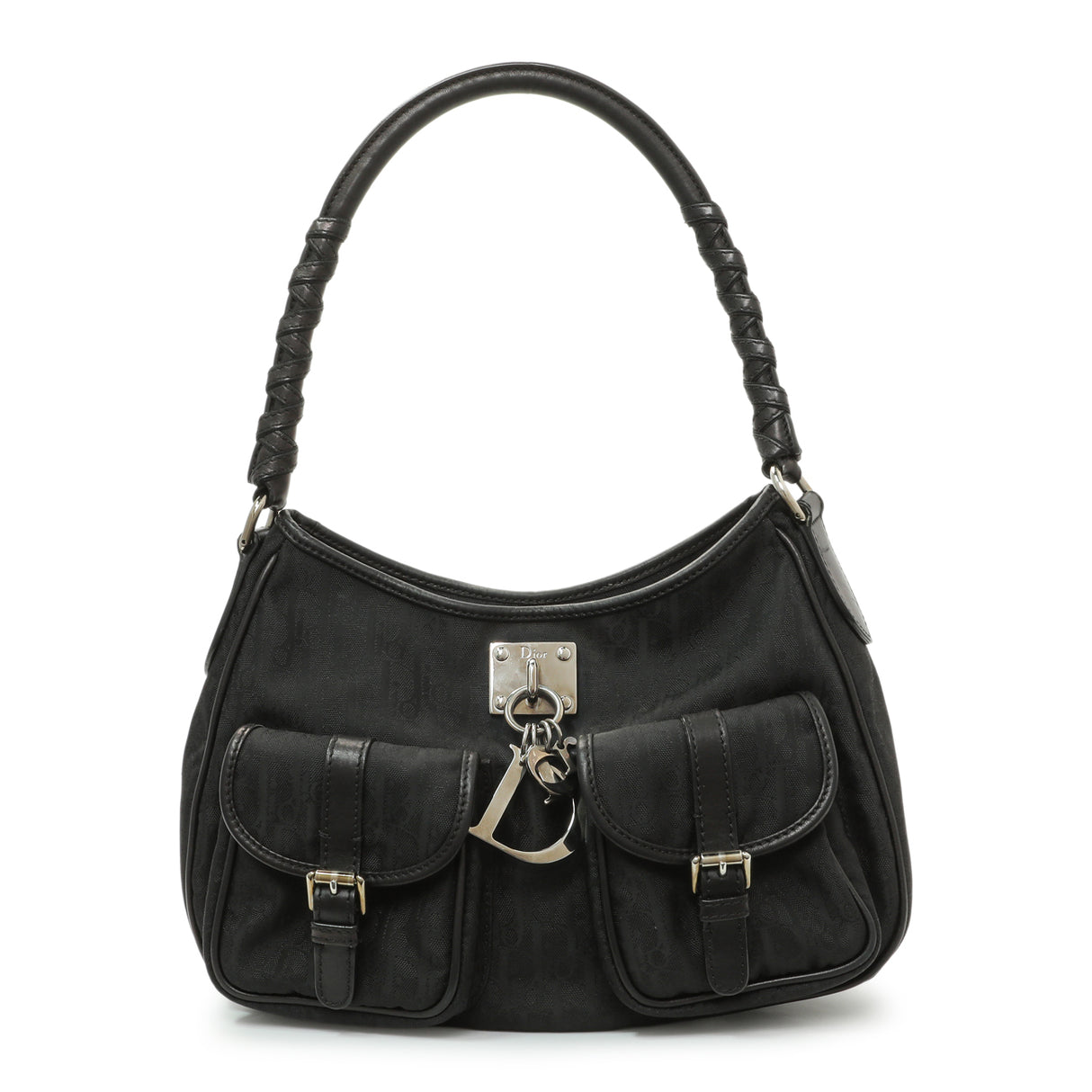 Christian Dior Black Diorissimo Lovely Hobo Handbags Christian Dior