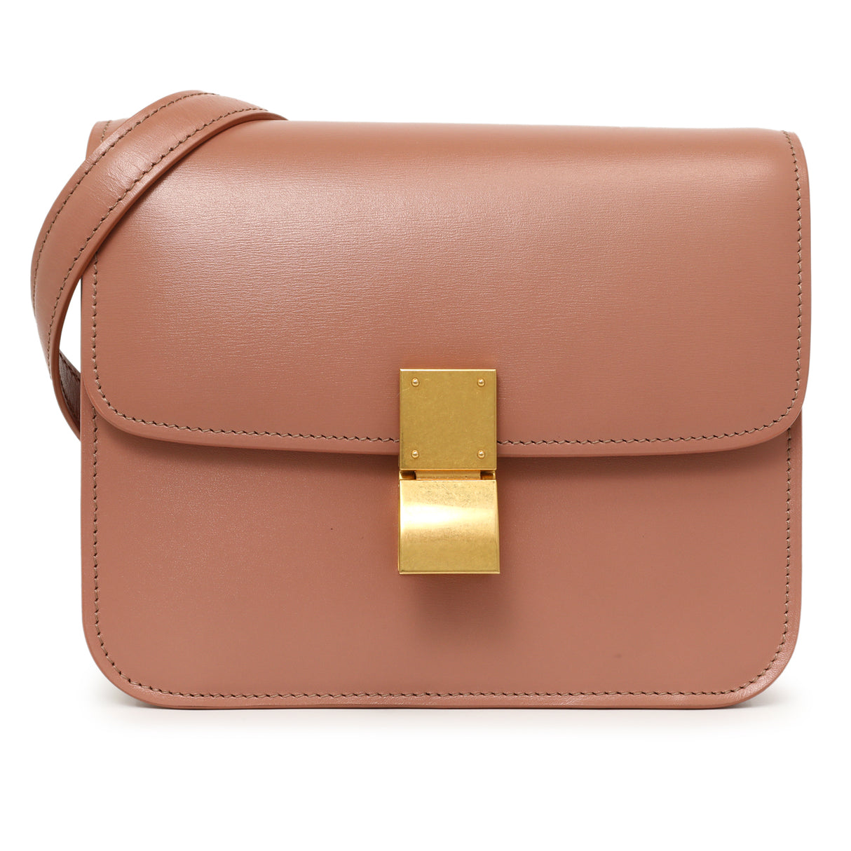 Celine Rose Box Calfskin Teen Classic Box Flap Bag Handbags Celine