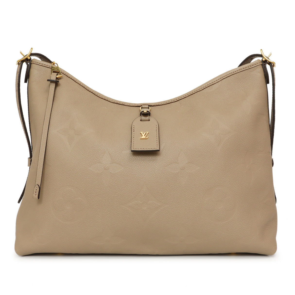 Louis Vuitton Tourterelle Empreinte Monogram Giant Carryall MM Handbags Louis Vuitton