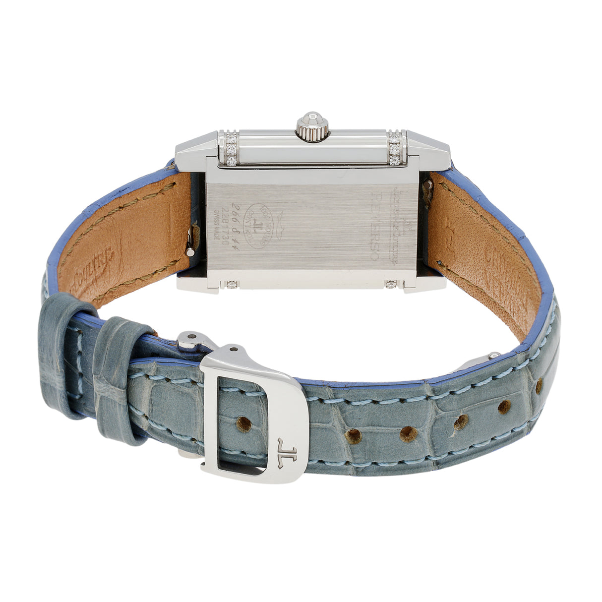 Jaeger-LeCoultre Stainless Steel Diamond Reverso Duetto Q2668410 Watches Jaeger LeCoultre