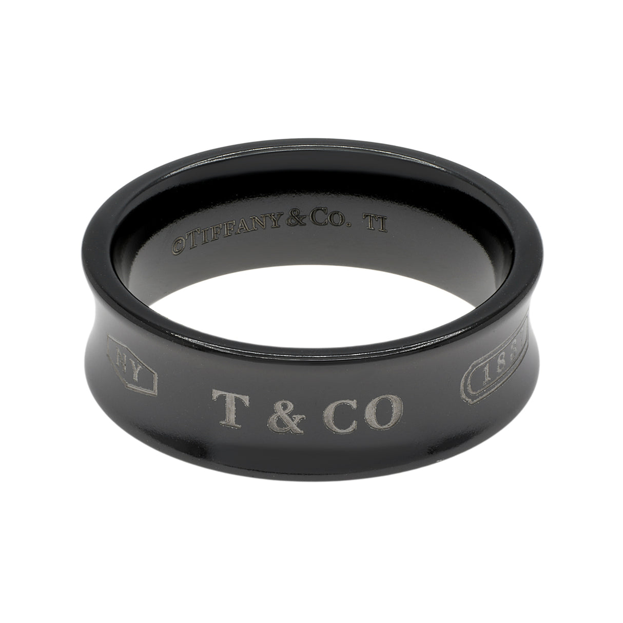 Tiffany & Co. Titanium 1837 Ring Designer Jewellery Tiffany and Co