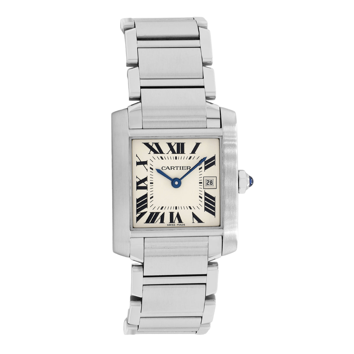 Cartier Stainless Steel Tank Francaise W51011Q3 Watches Cartier