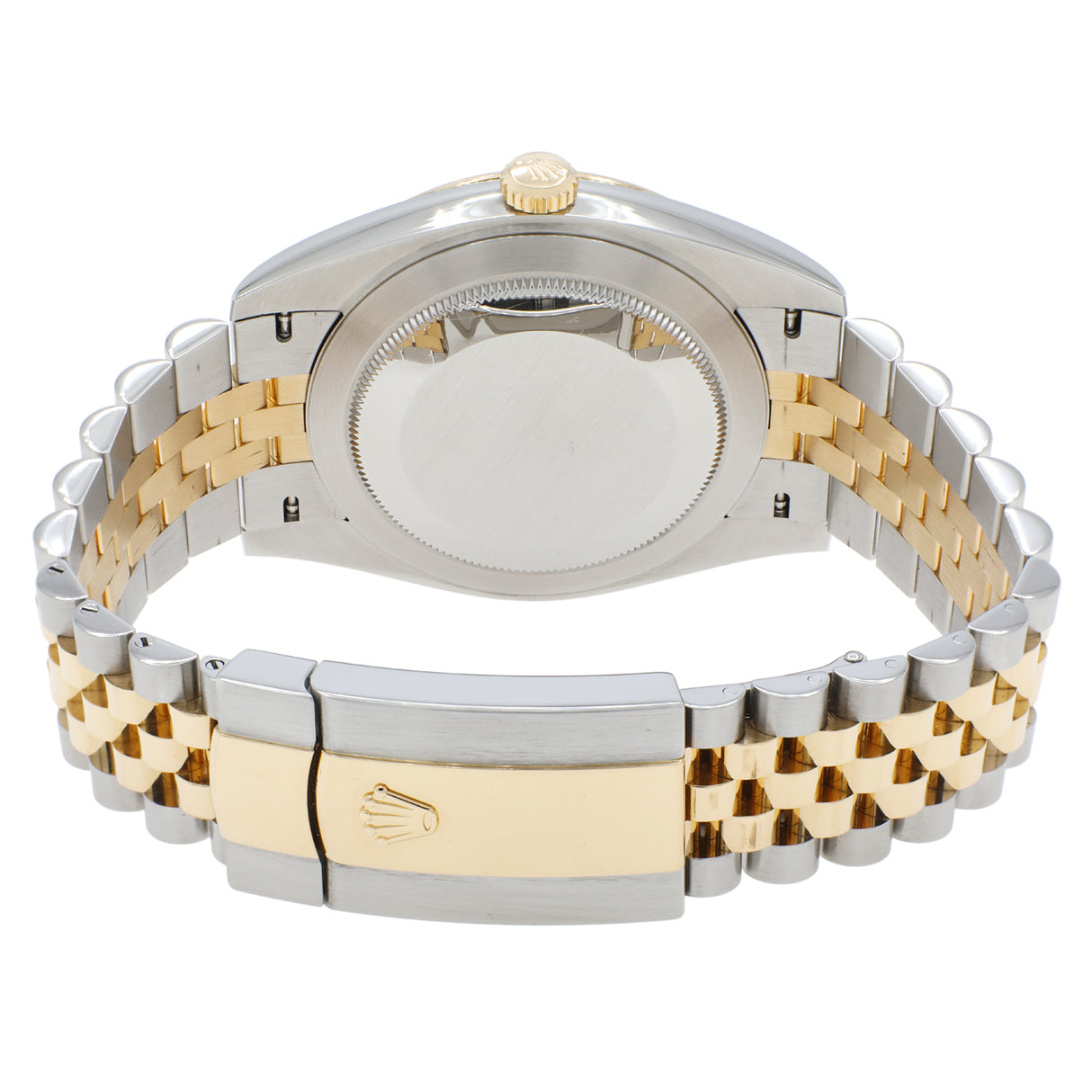 Rolex 18K Yellow Gold Stainless Steel 'Wimbledon' Datejust 41 126333 Watches Rolex