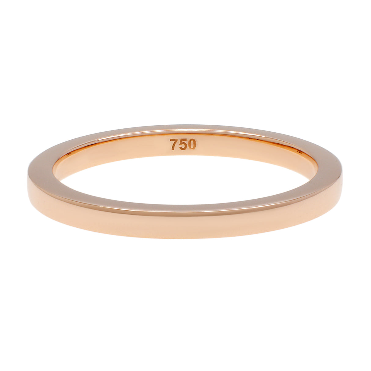 18K Rose Gold Band Ring Fine Jewellery Modaselle