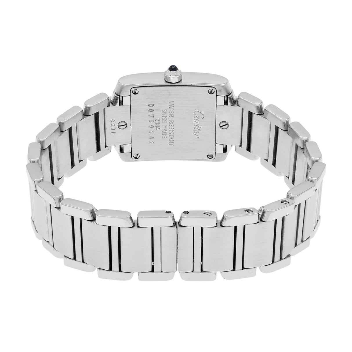 Cartier Stainless Steel Tank Francaise 2384