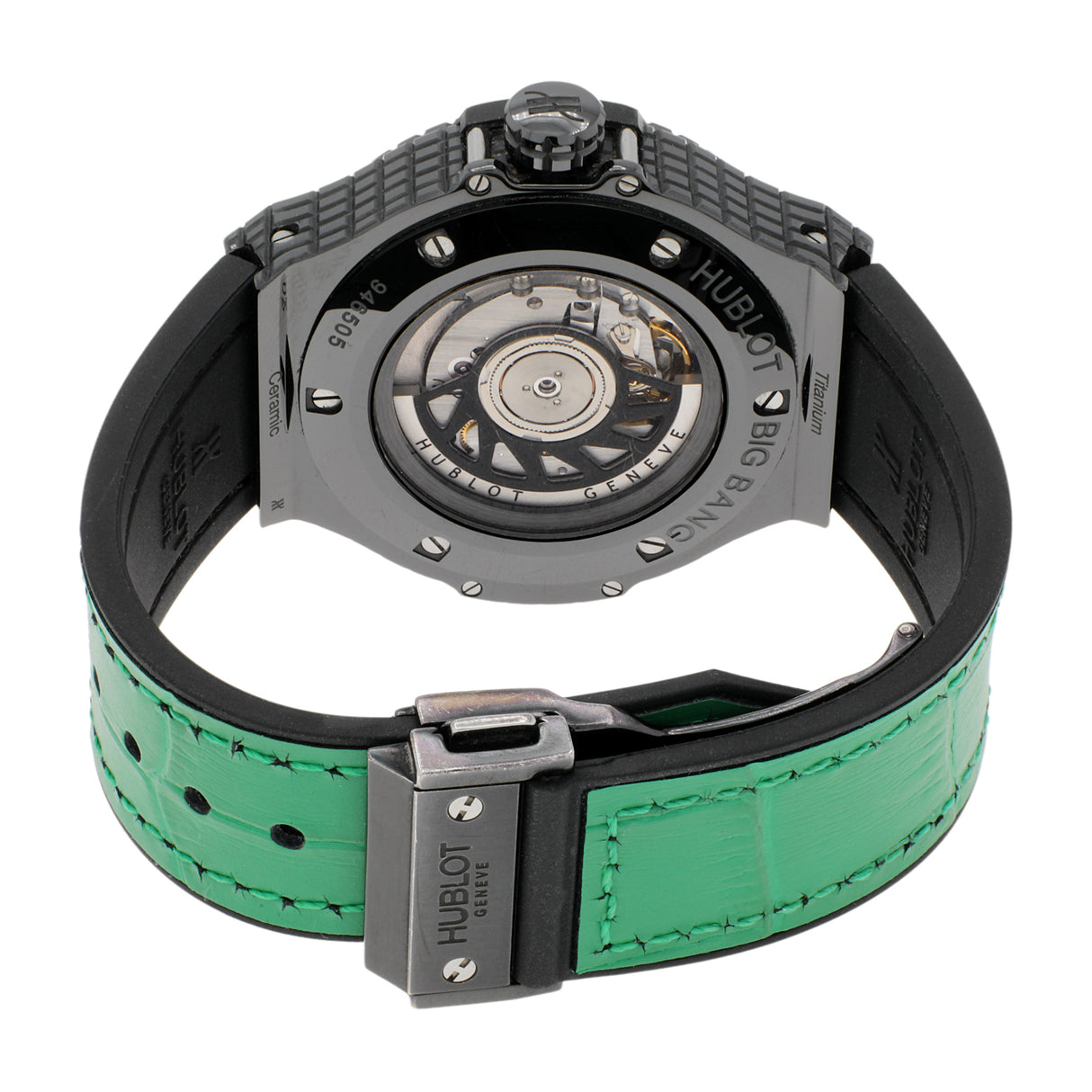 Hublot Black Ceramic Big Bang Caviar 346.CX.1800.RX Watches Hublot