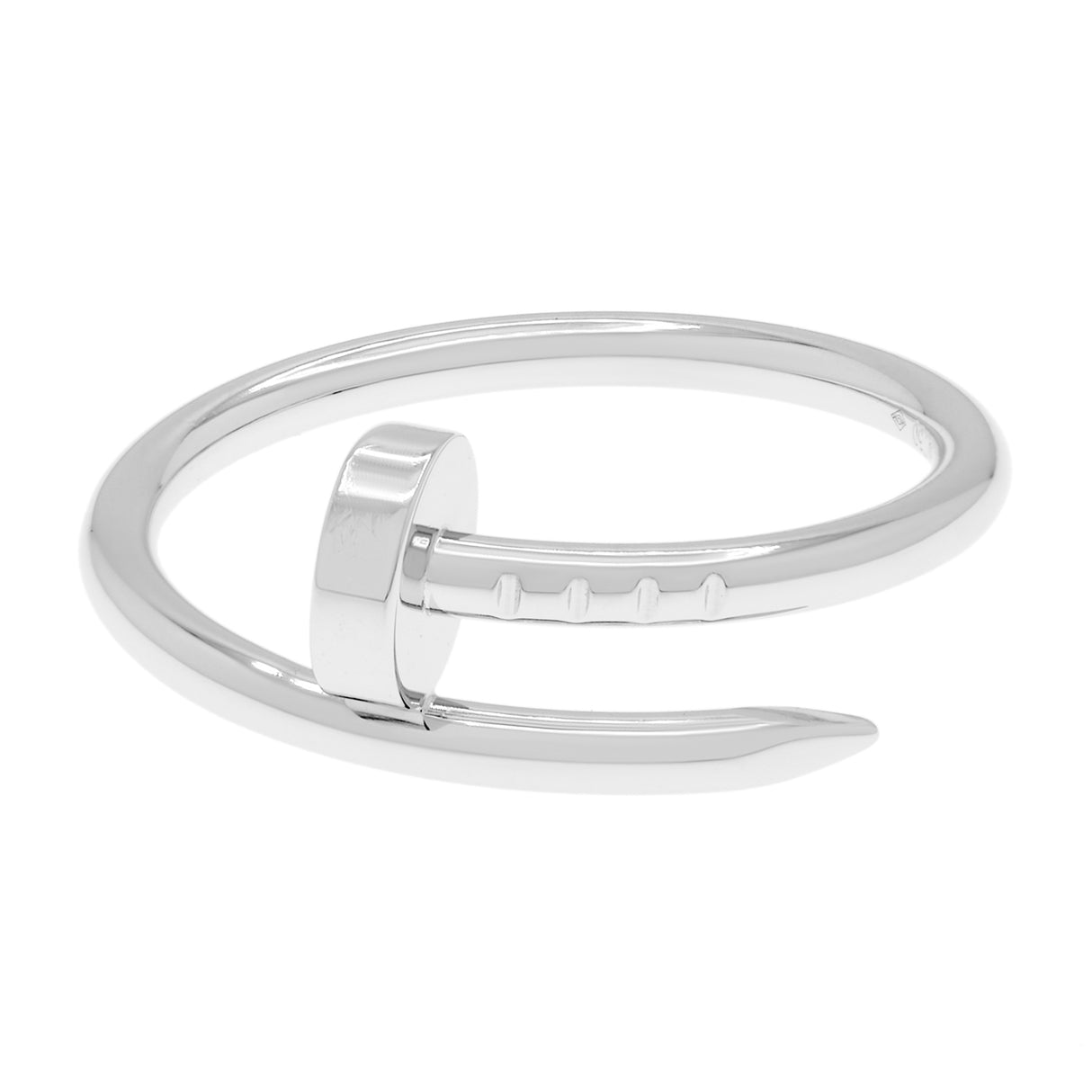 Cartier 18K White Gold Small Juste Un Clou Ring Designer Jewellery Cartier