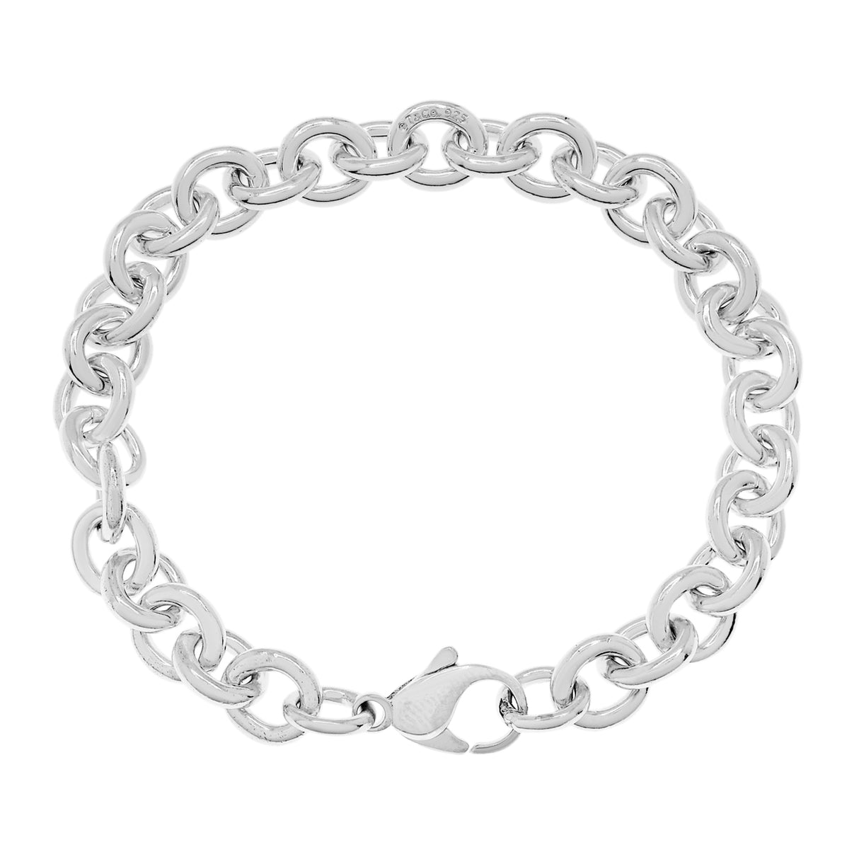 Tiffany & Co. Sterling Silver Round Link Bracelet Designer Jewellery Tiffany and Co