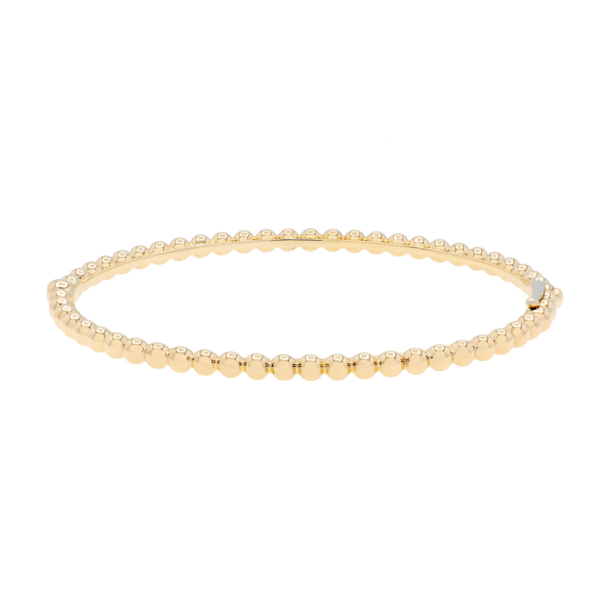 Van Cleef & Arpels 18K Yellow Gold Perlée Pearls of Gold Bracelet Designer Jewellery Van Cleef and Arpels