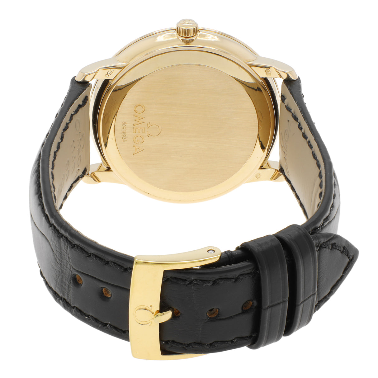 Omega 18K Yellow Gold Deville Prestige Automatic 4612.30.02 Watches Omega