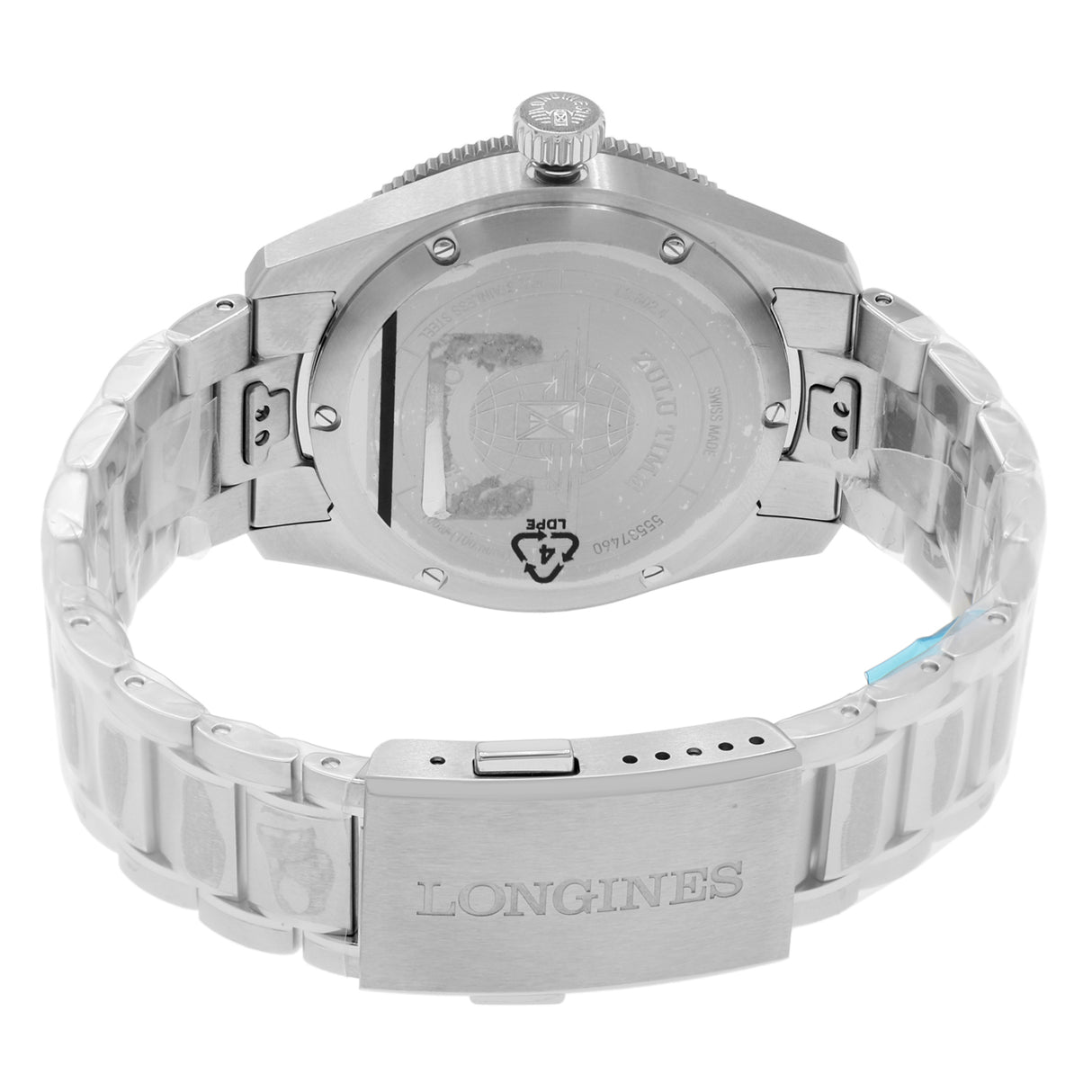 Longines Stainless Steel Spirit Zulu Time L38024536 Watches Longines