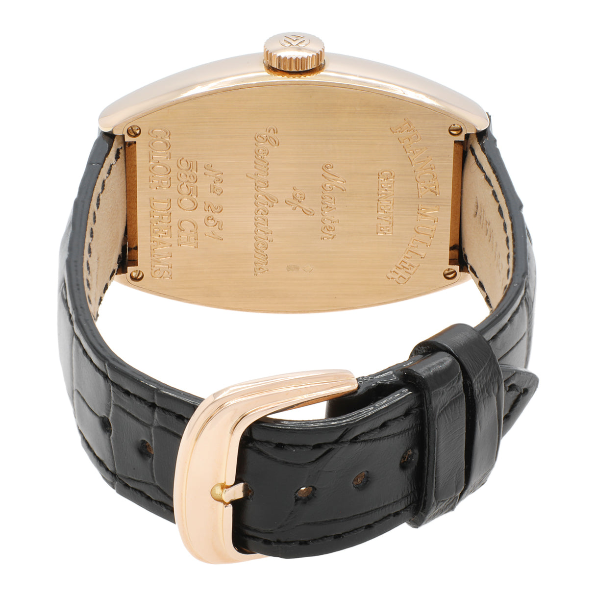 Franck Muller 18K Rose Gold Crazy Hours Color Dreams 5850 Watches Franck Muller