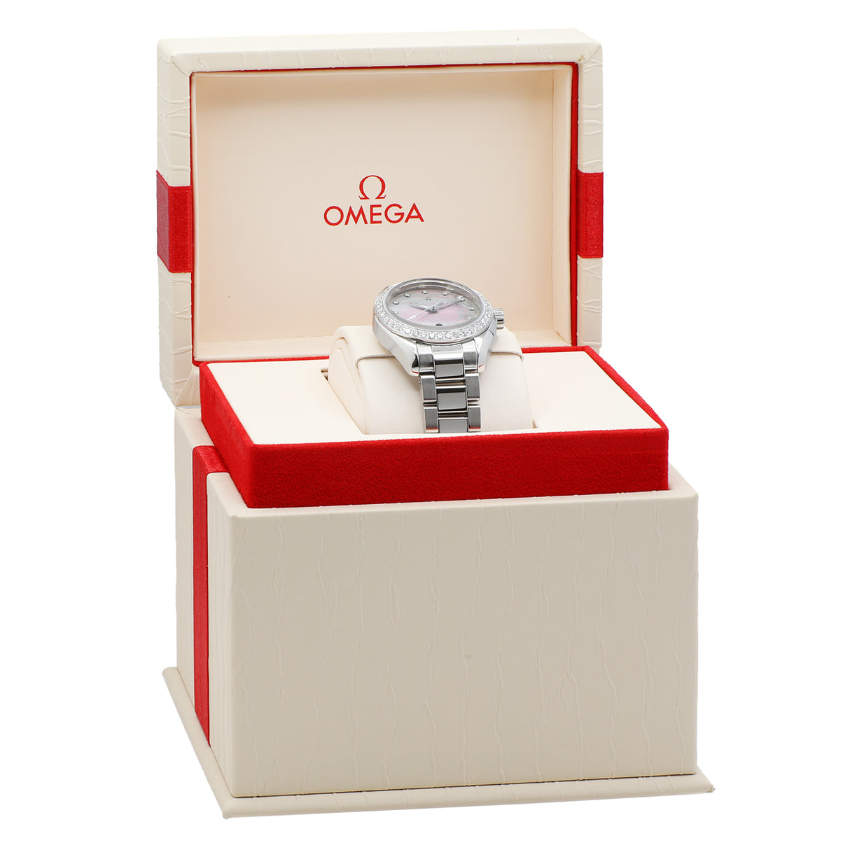 Omega Stainless Steel Diamond Seamaster Aqua Terra 231.15.34.20.57.001 Watches Omega