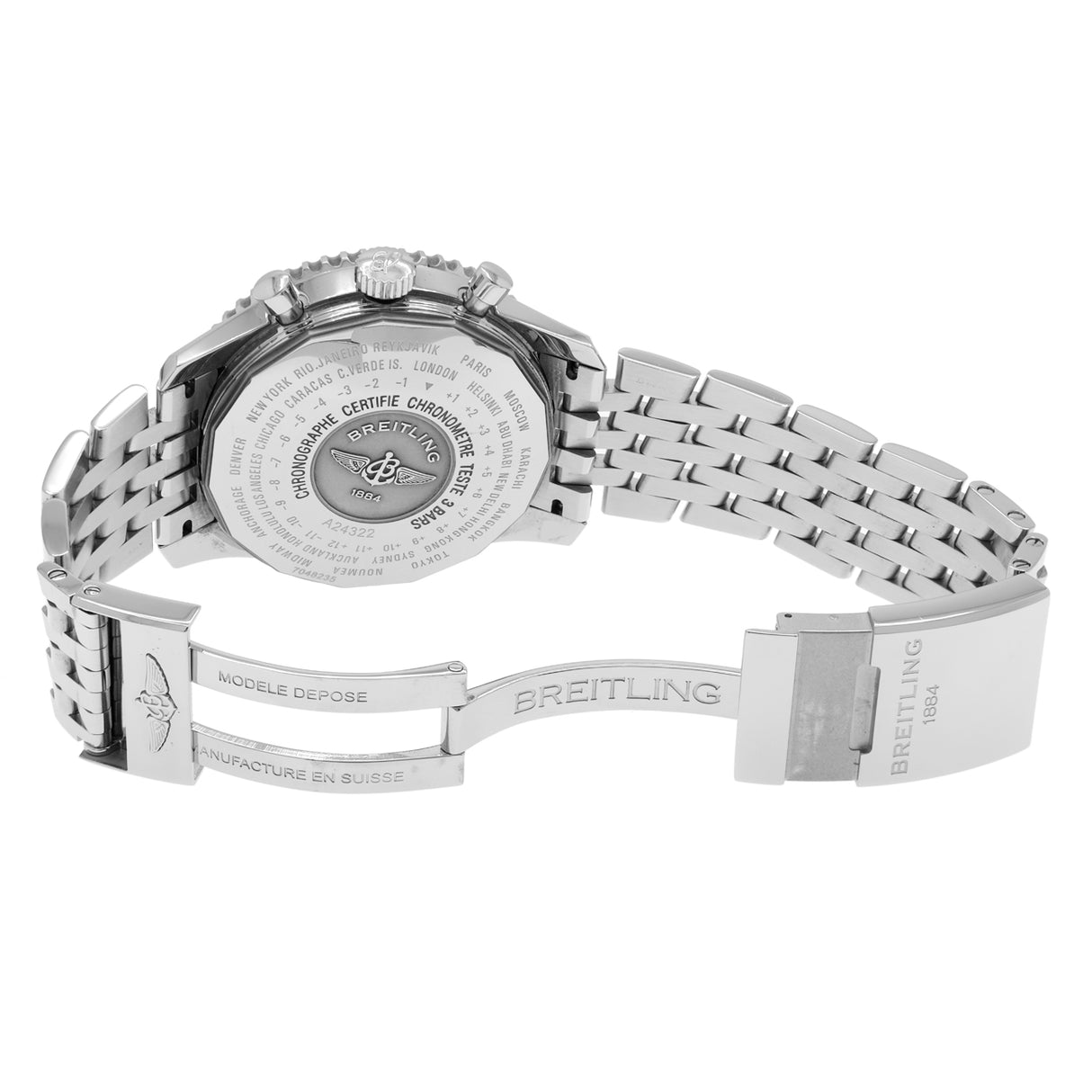 Breitling Stainless Steel Navitimer World A2432212/B726 Watches Breitling