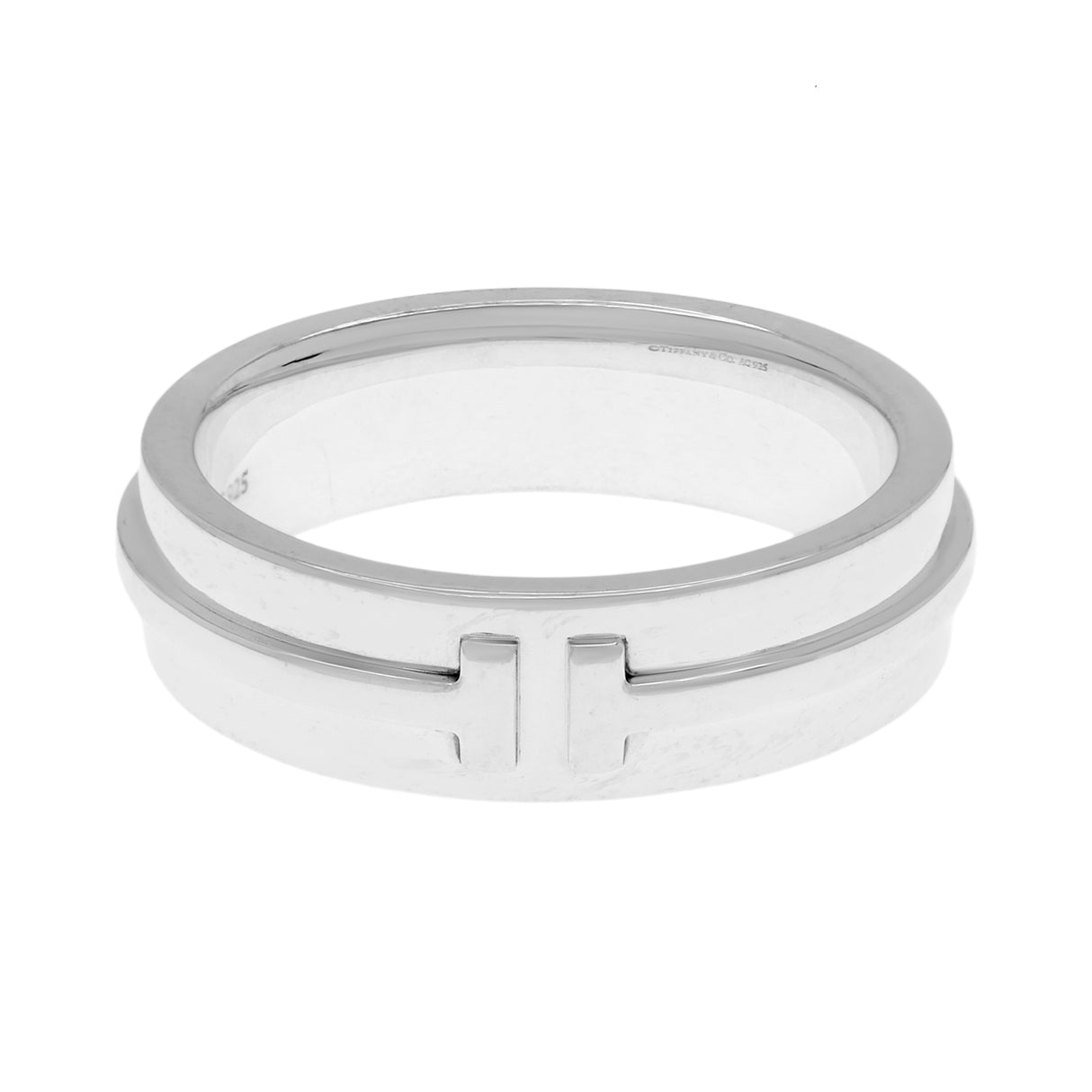 Tiffany & Co. Sterling Silver T Band Ring Designer Jewellery Tiffany and Co