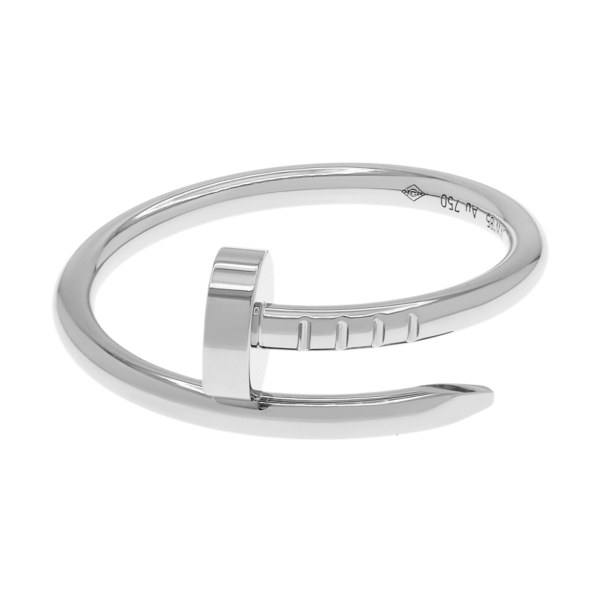 Cartier 18K White Gold Small Juste Un Clou Ring Designer Jewellery Cartier