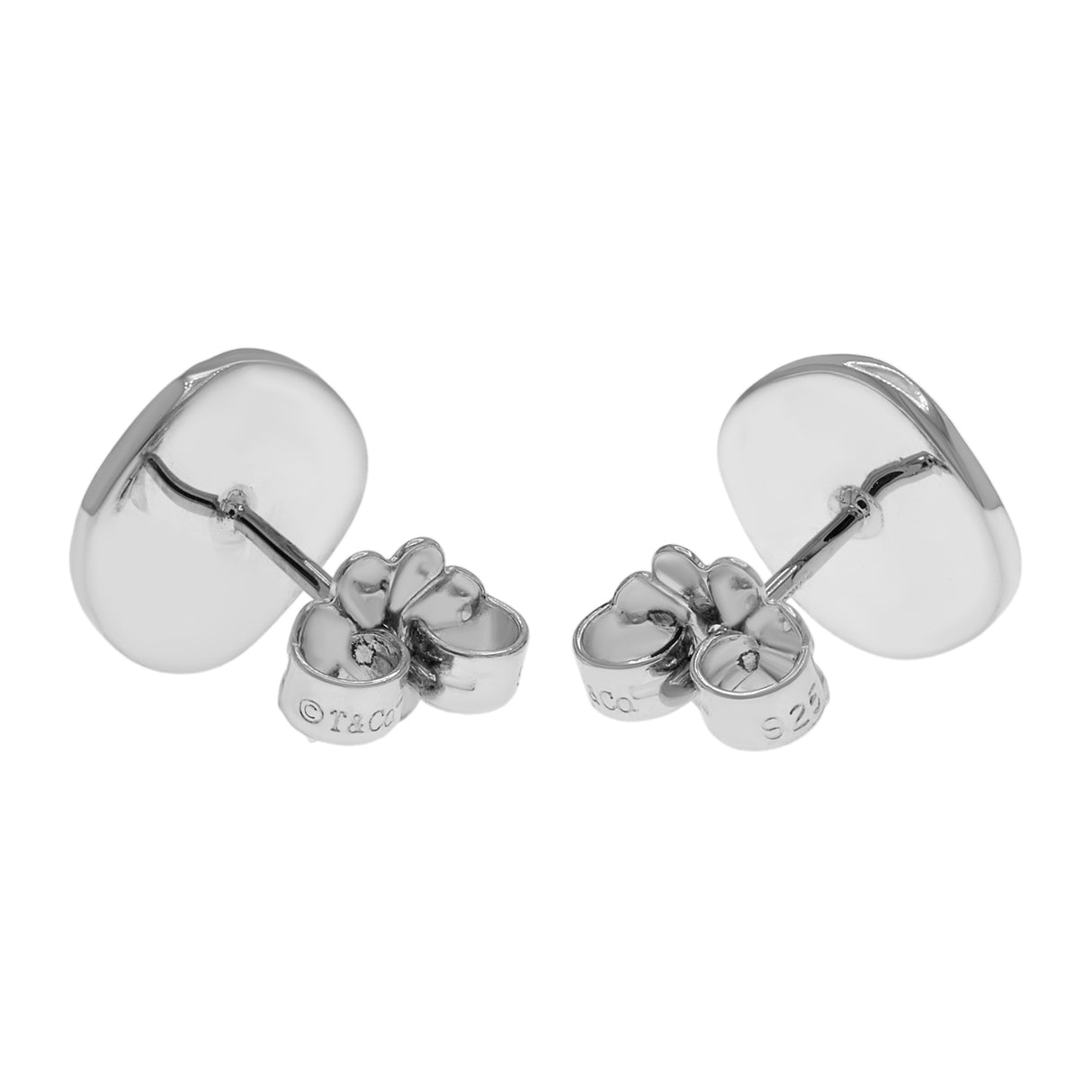 Tiffany & Co. Sterling Silver Notes Earrings Designer Jewellery Tiffany and Co