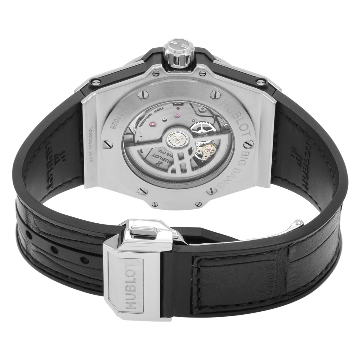 Hublot Stainless Steel Diamond Big Bang One Click 465.SX.1170.RX.0904 Watches Hublot