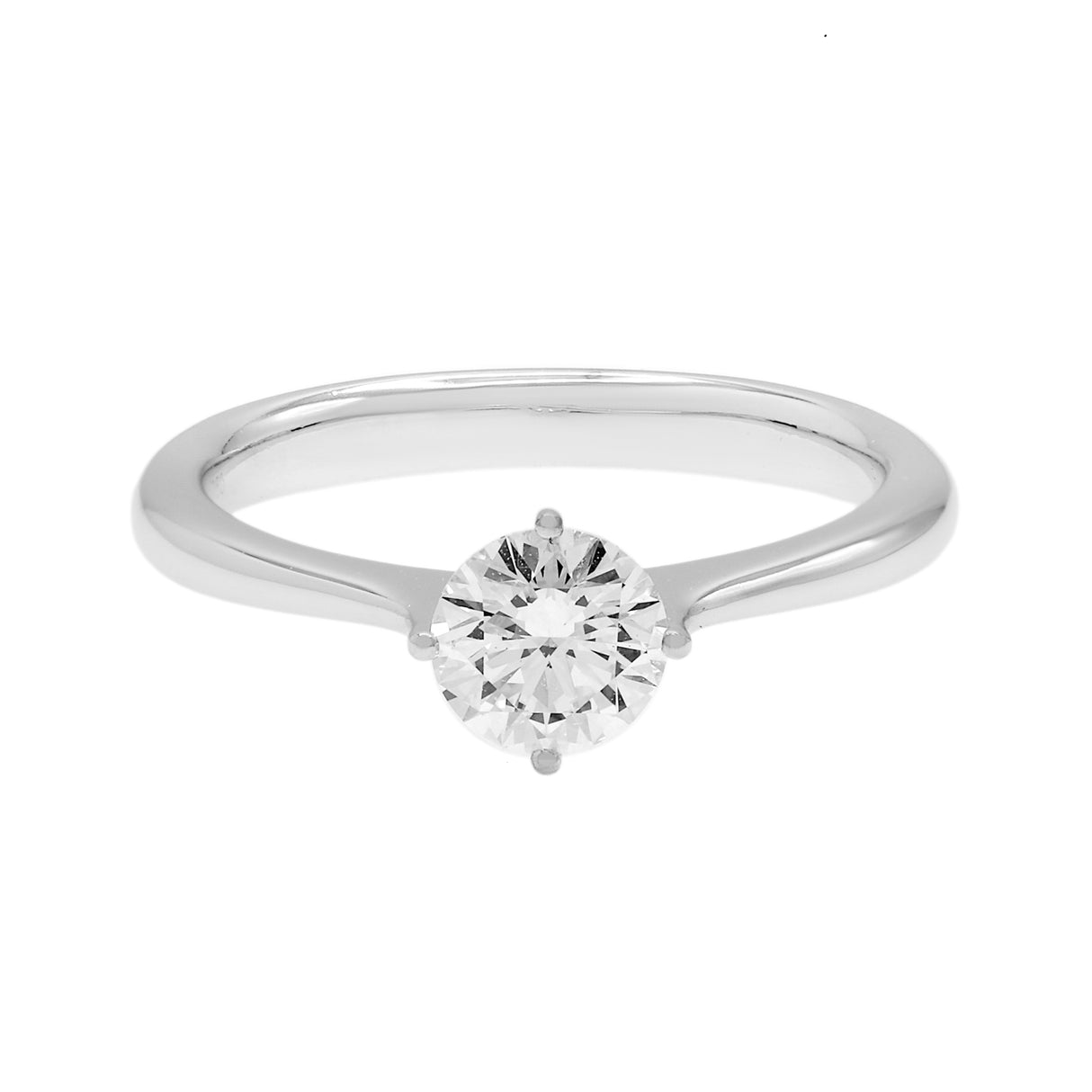 18K White Gold 0.62 Carat Solitaire Diamond Ring Fine Jewellery Modaselle
