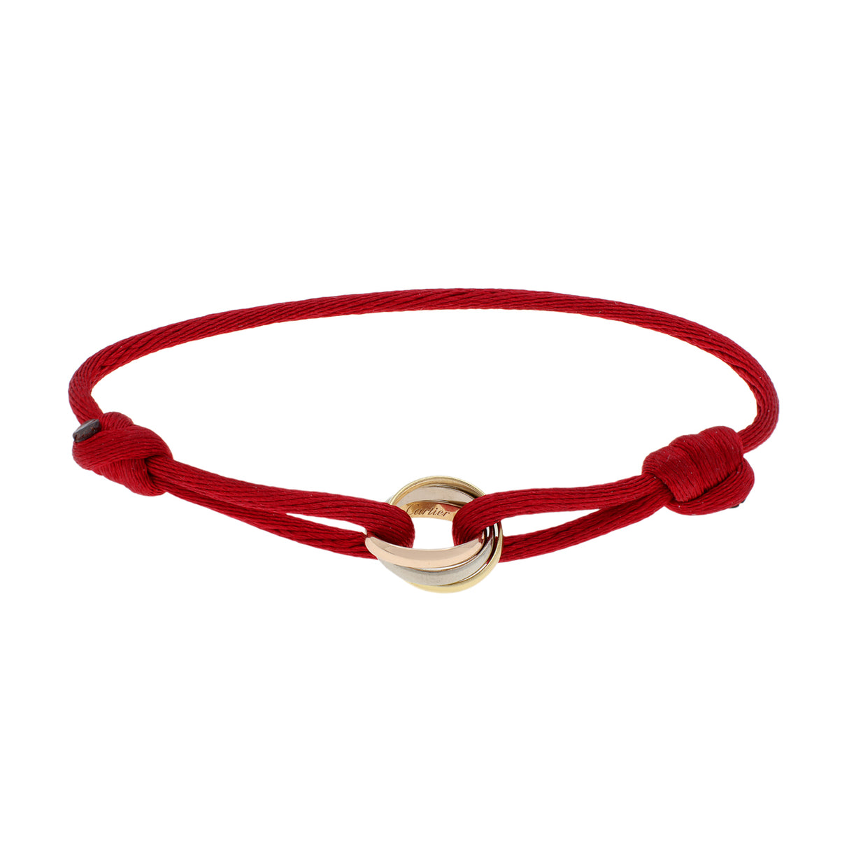 Cartier 18K White Yellow Rose Gold Trinity Bracelet Designer Jewellery Cartier