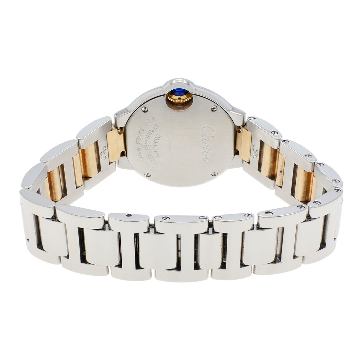 Cartier Stainless Steel 18K Yellow Gold Ballon Bleu 28mm W2BB0010 Watches Cartier