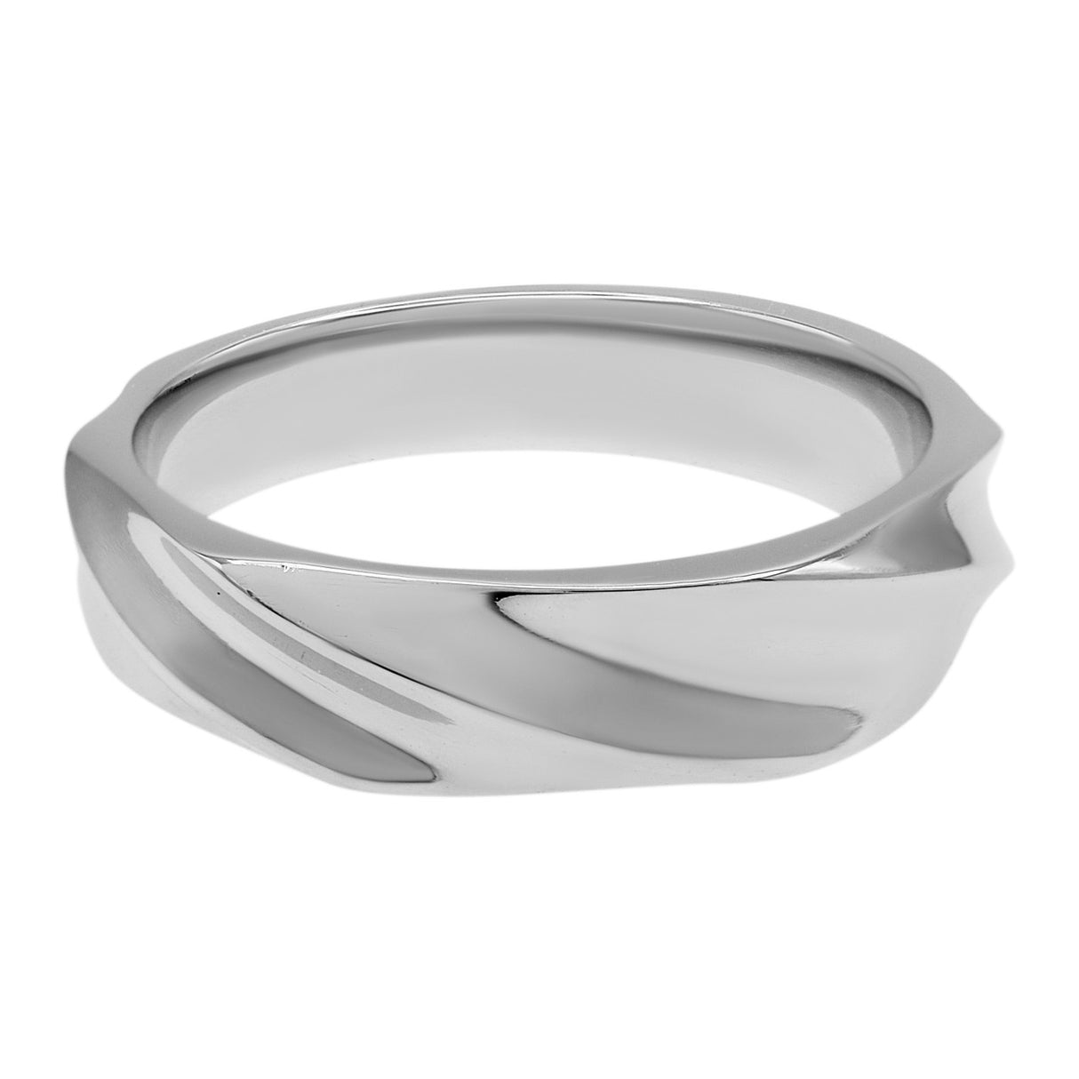 Platinum Twist Ring Fine Jewellery Modaselle