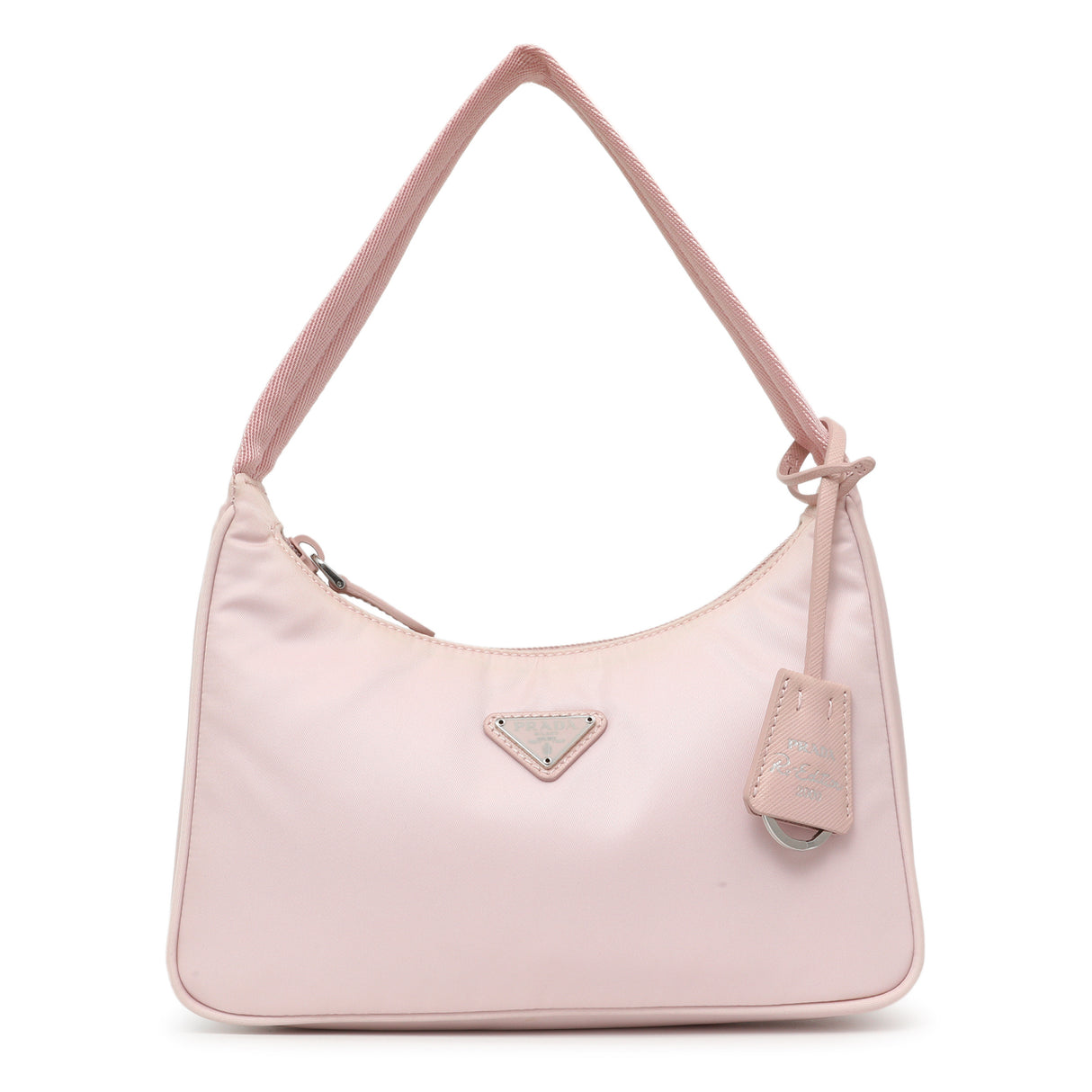 Prada Pink Nylon Mini Re-Edition 2000 Bag Handbags Prada