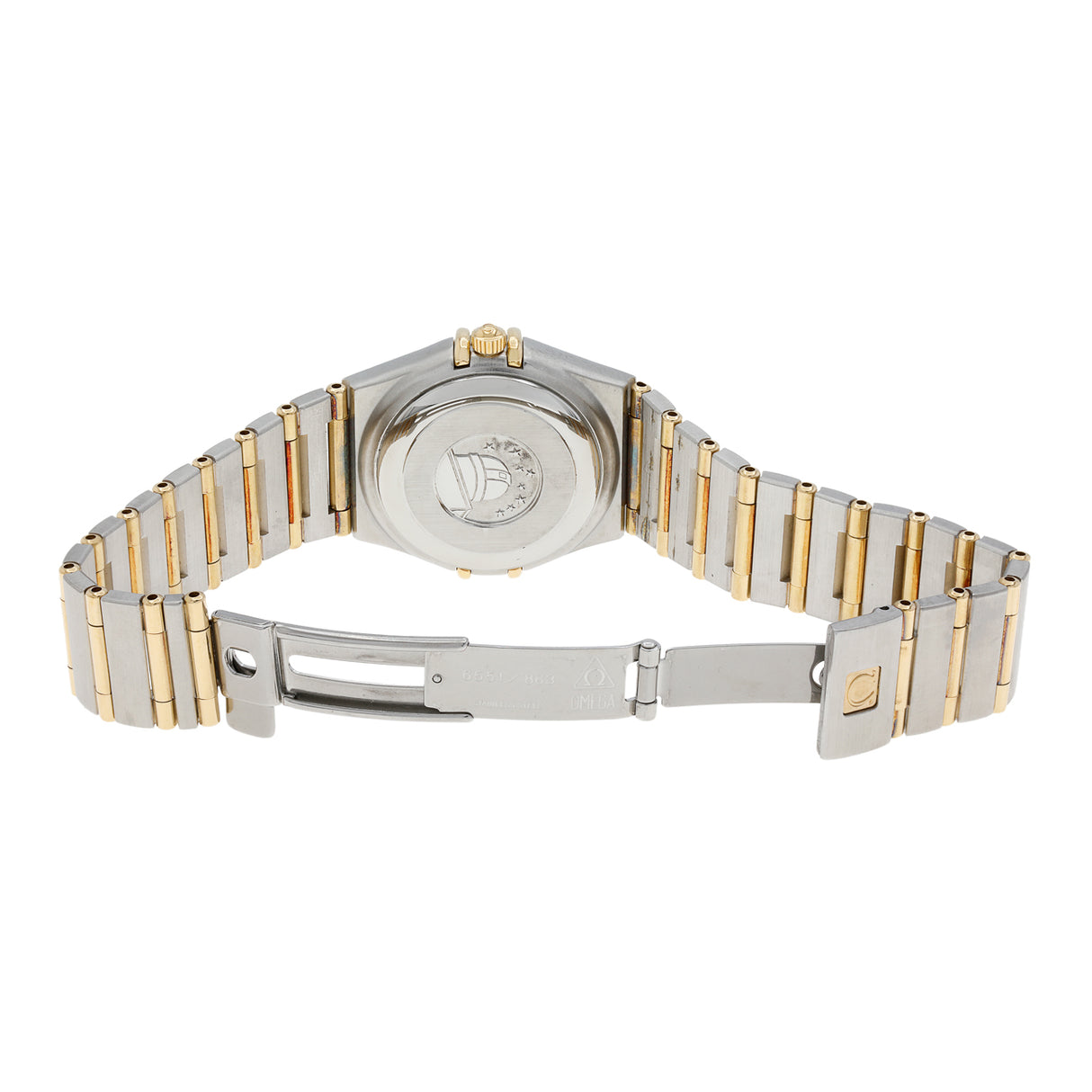 Omega Stainless Steel 18K Yellow Gold 27mm Constellation Automatic 1292.30.00 Watches Omega