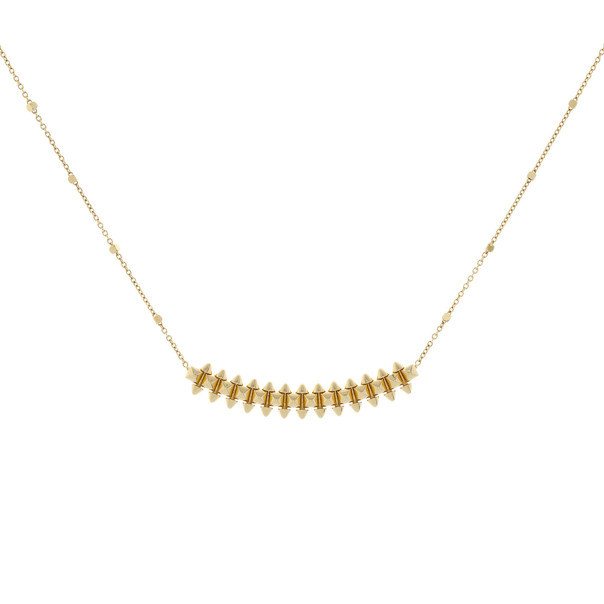 Cartier 18K Yellow Gold Small Clash de Cartier Necklace Designer Jewellery Cartier