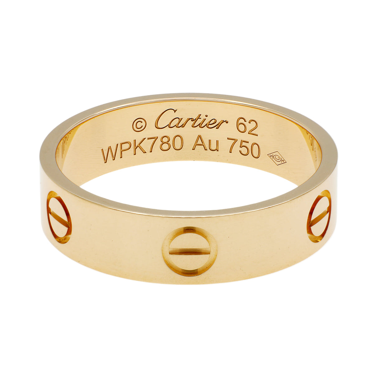 Cartier 18K Yellow Gold Classic Love Ring Designer Jewellery Cartier