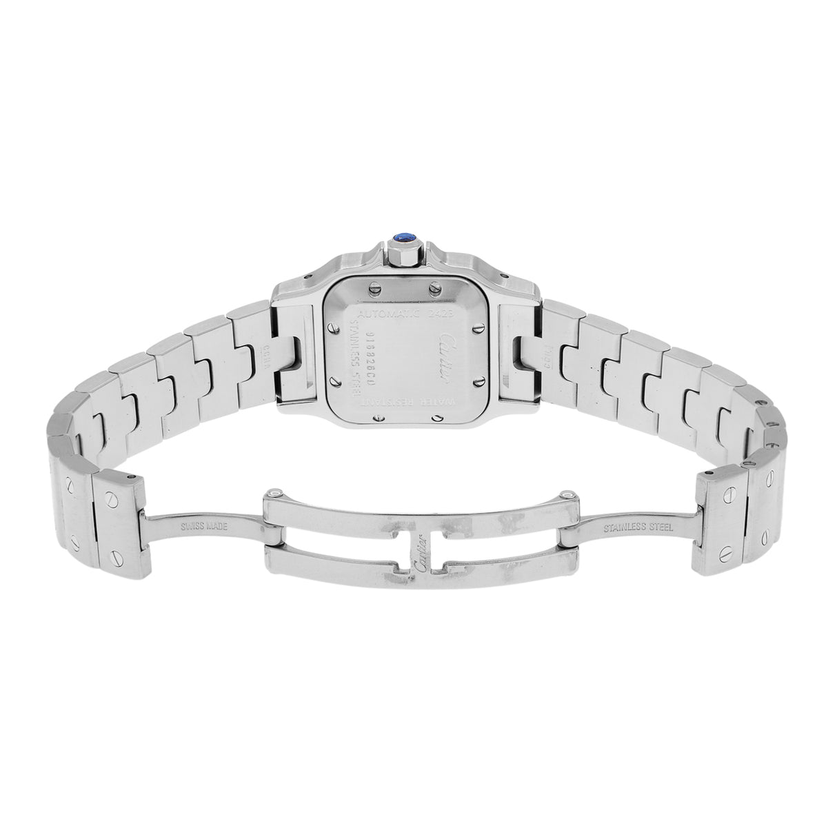 Cartier Stainless Steel Automatic Santos Galbee 2423 Watches Cartier